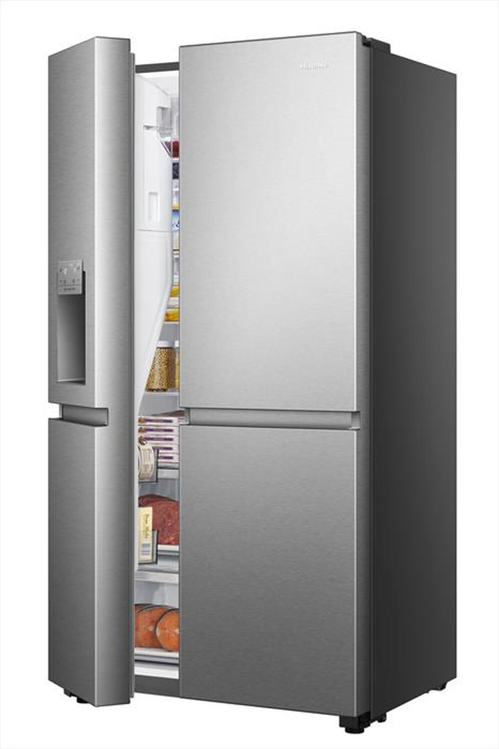 "HISENSE - Frigorifero side by side RS818N4TIE Classe E 632lt-Inox"
