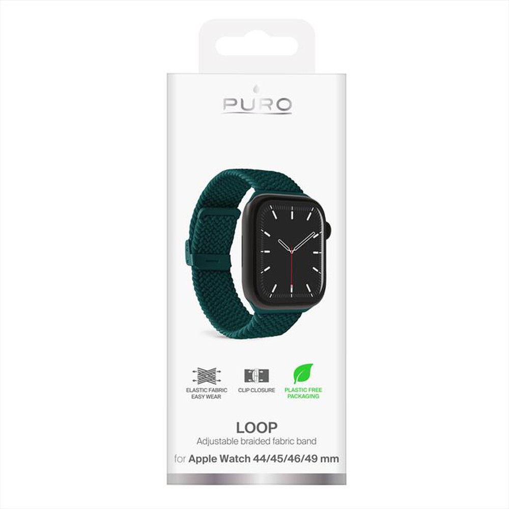 Immagine del prodotto PURO - Cinturino PUAW44LOOPDKGRN AppleWatch 42-44-45-49mm-Verde Scuro