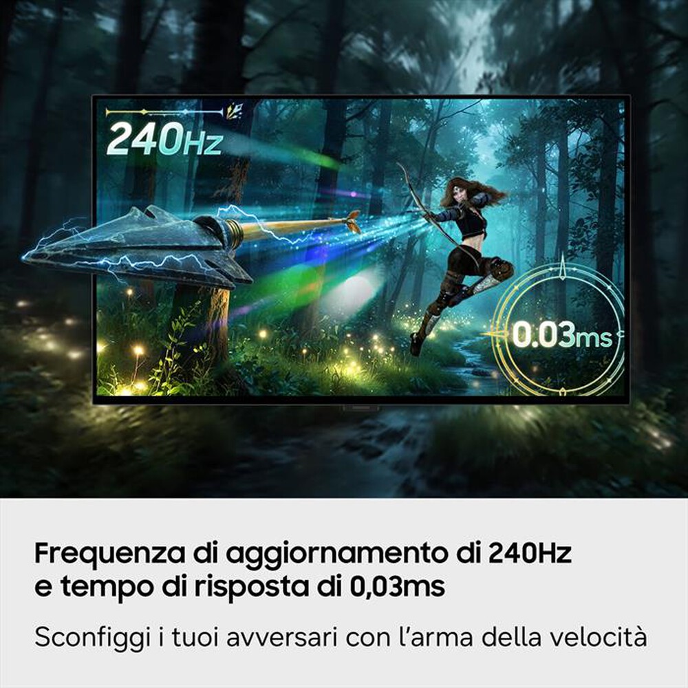 Immagine del prodotto SAMSUNG - Monitor Gaming 32" 4K Odyssey OLED G8 - G80SH-silver