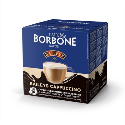 CAFFE BORBONE - 16 capsule DGBAILEYS4X16 gusto Cappuccino Baileys-Multicolore