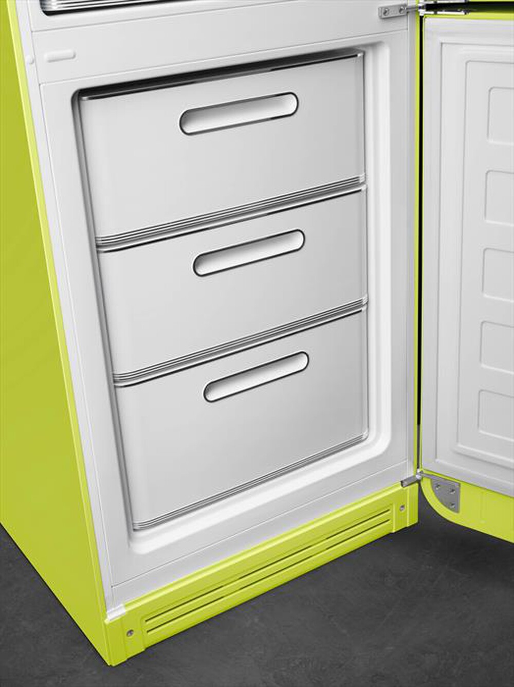 "SMEG - Frigorifero combinato FAB32RLI5 Classe D 350lt-Lime"