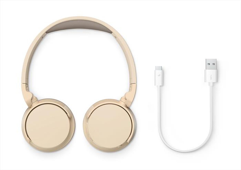 "PHILIPS - Cuffie a padiglione chiuso TAH3209BG/00-Beige"