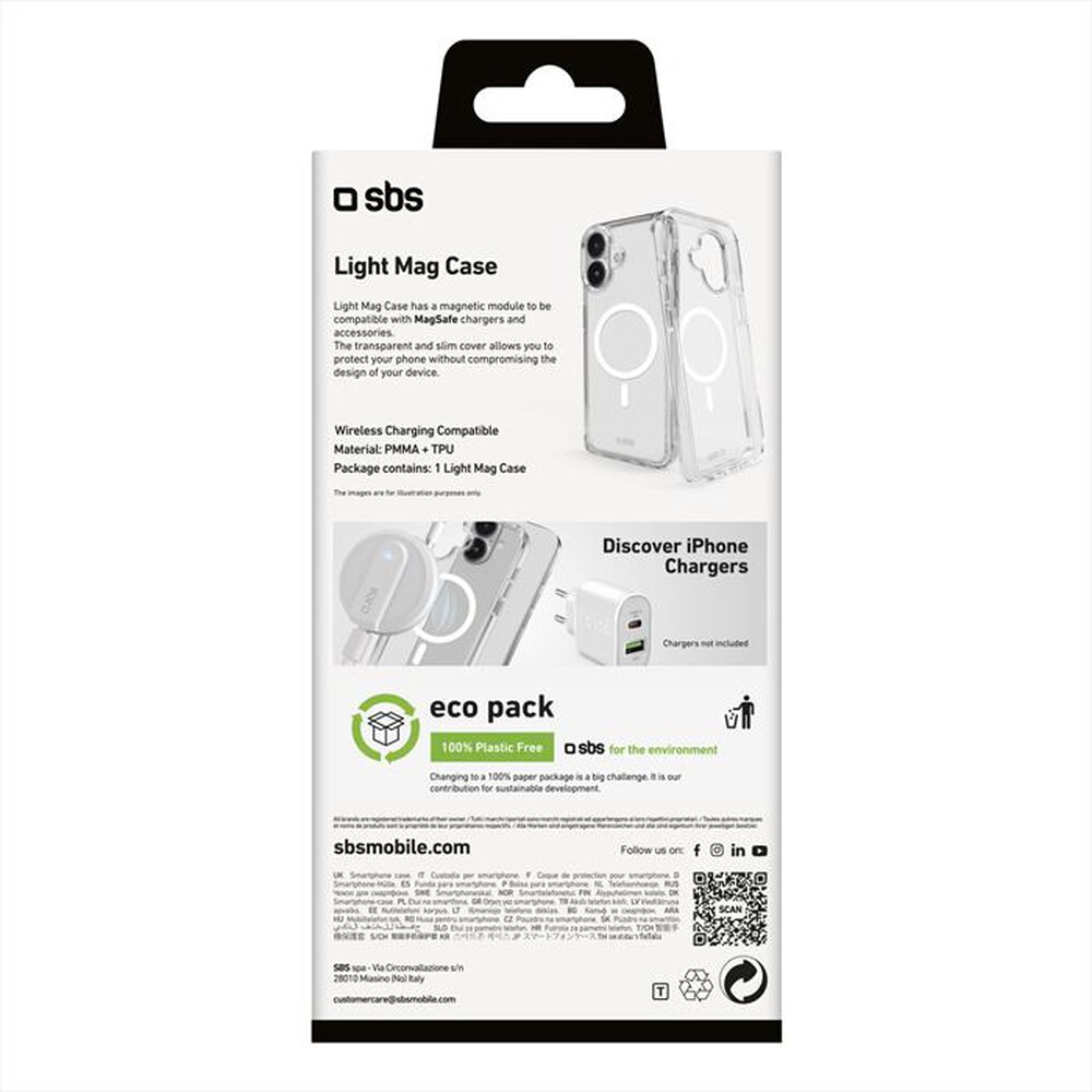 Immagine del prodotto SBS - Cover TELIGMAGIP1667T iPhone 16 Plus
