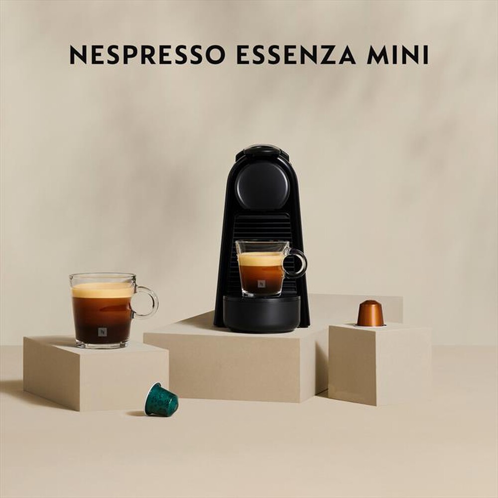 "DE LONGHI - ESSENZA MINI NESPRESSO EN85.R MACCHINA PER CAFFÈ-Rosso"