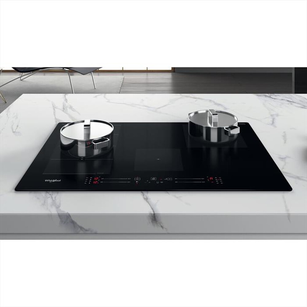 Immagine del prodotto WHIRLPOOL - Piano induzione WF S5077 NE/IXL HOB WP 77 cm-Nero