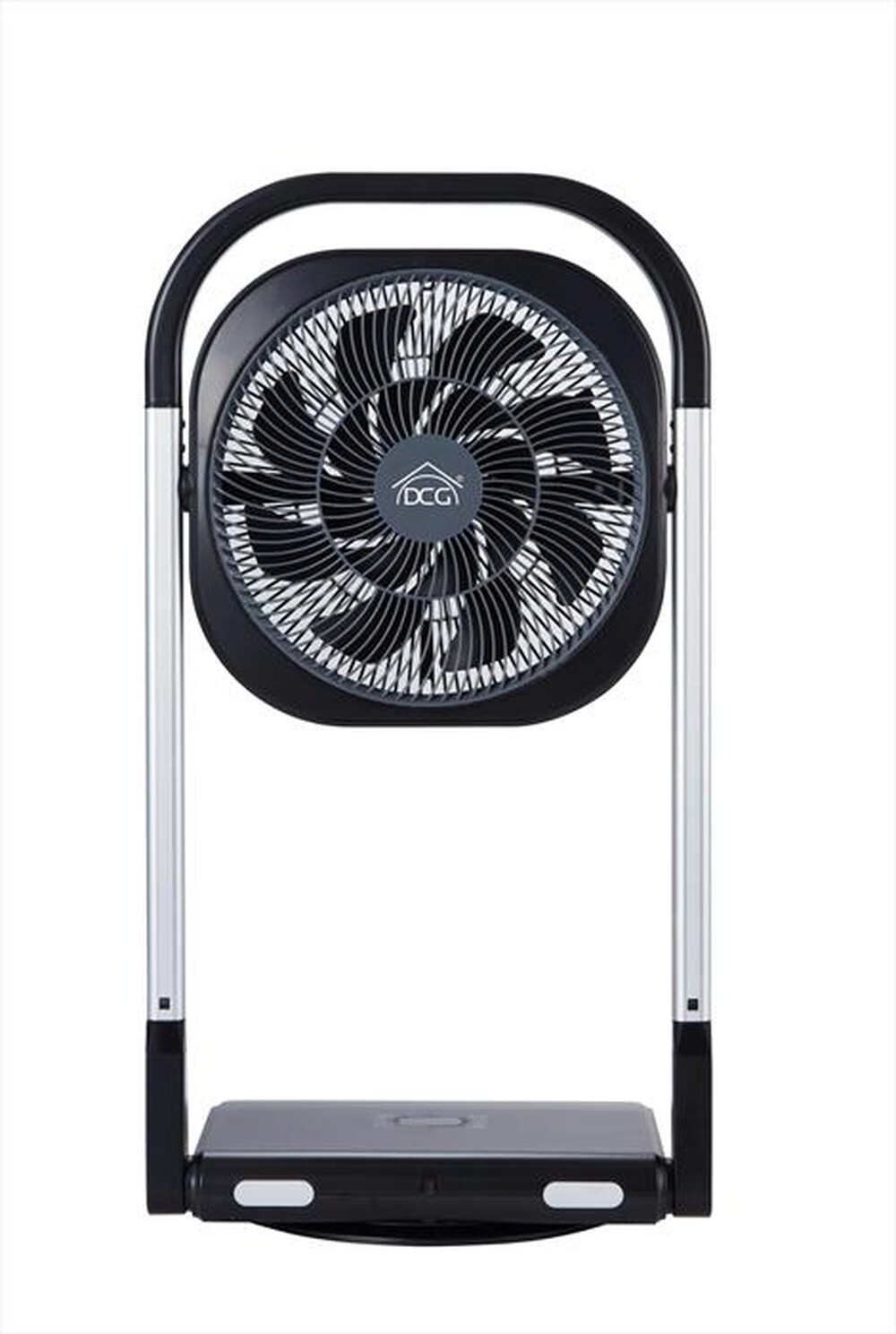 "DCG ELTRONIC - Ventilatore a piantana VE1605TT-SILVER/NERO"
