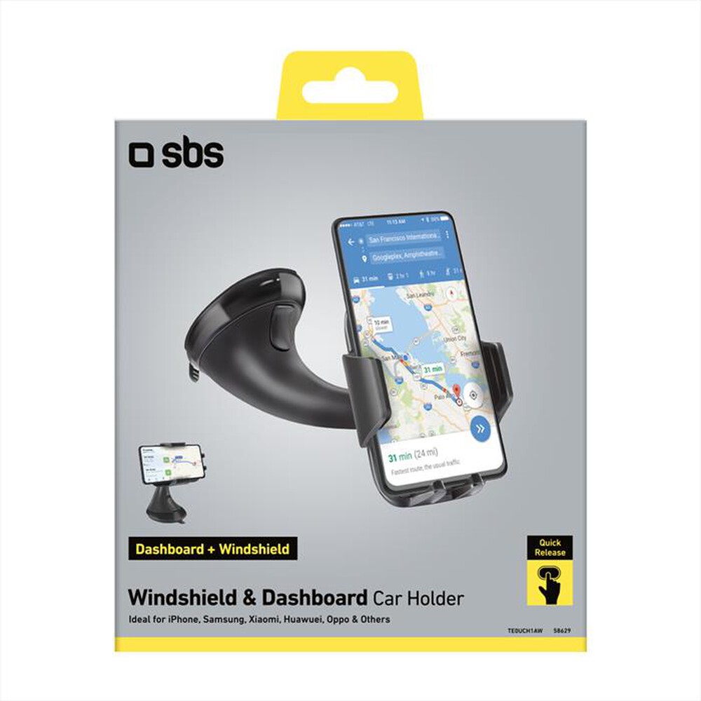 "SBS - Supporto da Auto TE0UCH1AW-Nero"