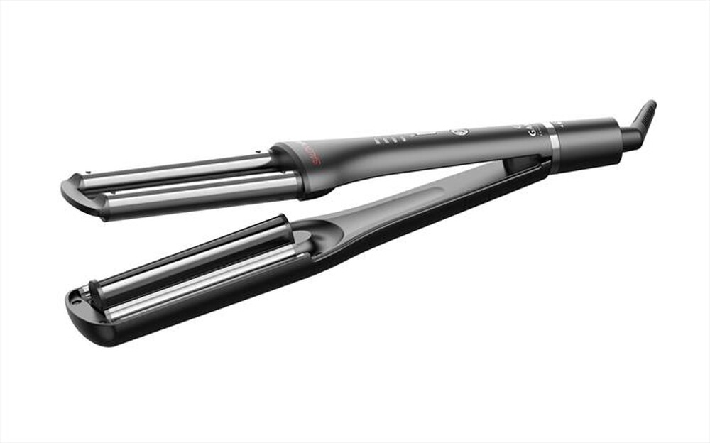 "GAMA - Ferro per capelli SALON WAVES SILK CHROME-Nero"