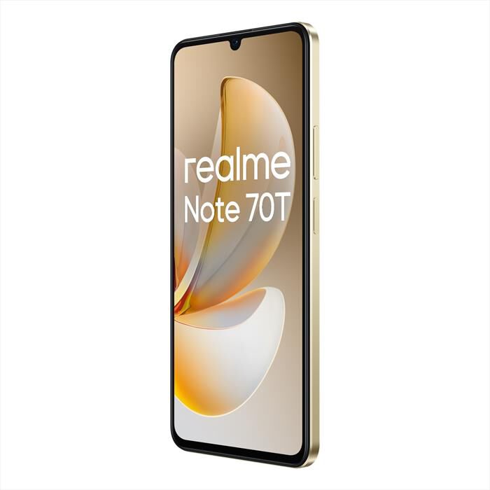 REALME - Smartphone NOTE 70T (256GB 4GB)-BEACH GOLD | Euronics