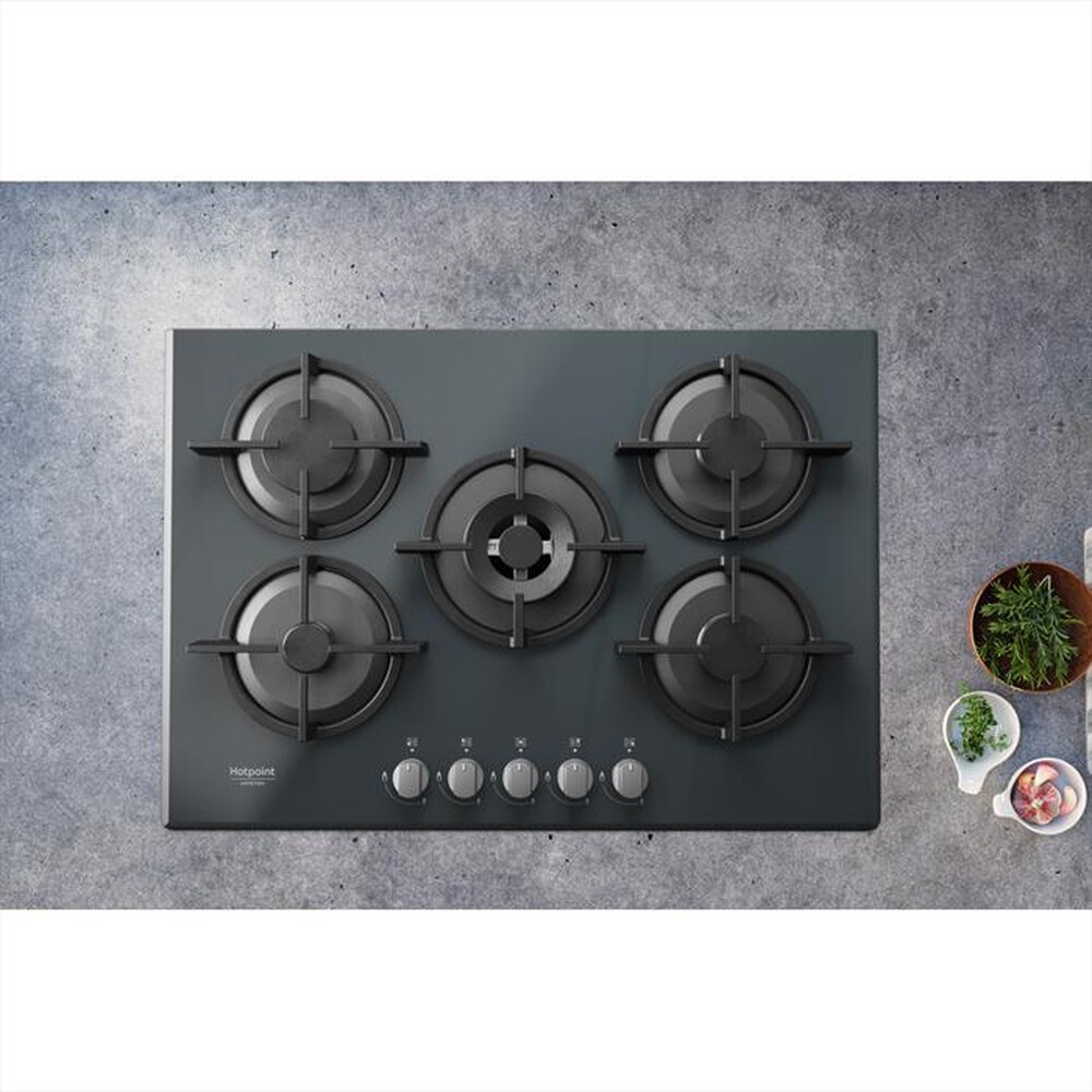 "HOTPOINT ARISTON - Piano cottura a gas HAGD 72S/MR 5 fuochi 73cm"