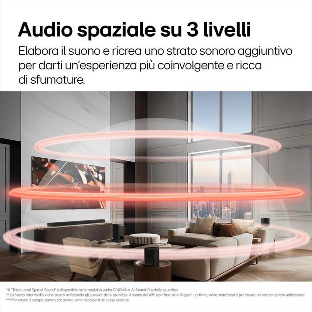 "LG - Soundbar + subwoofer S95TR-Nero"