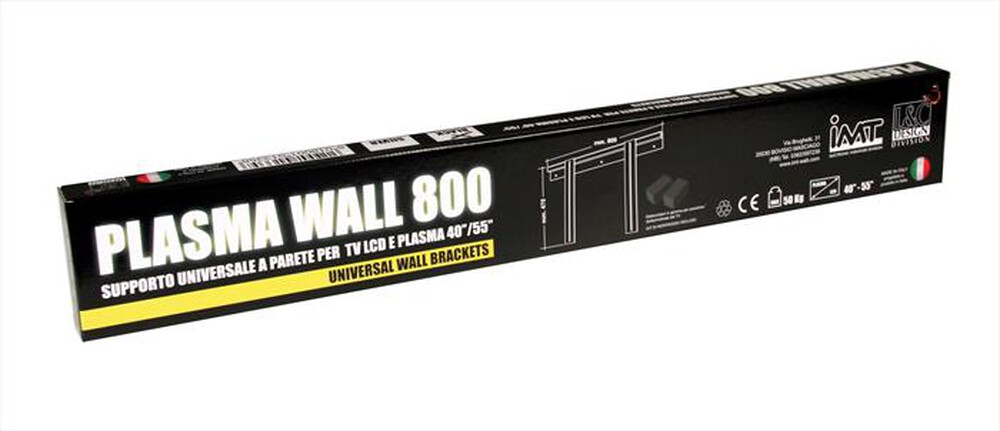 "L&C DESIGN - Plasma Wall 800-Nero"
