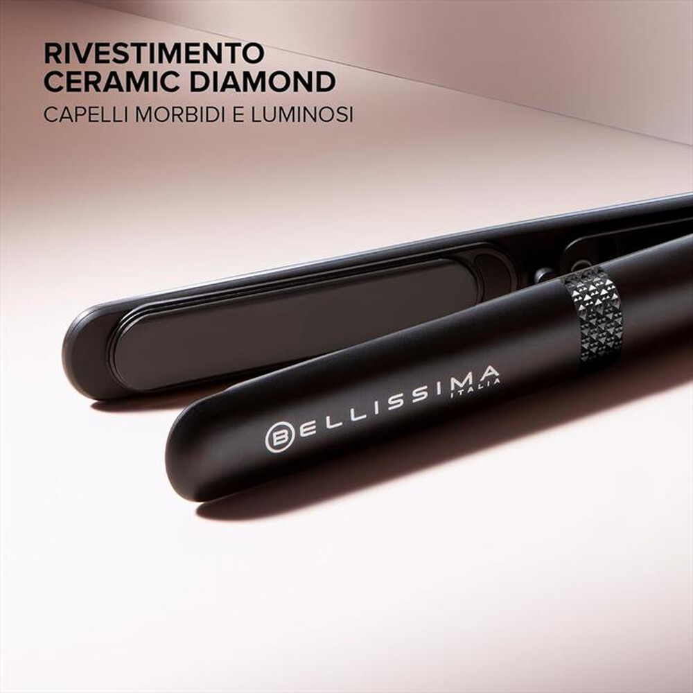"BELLISSIMA IMETEC - PIASTRA PER CAPELLI CREATIVITY-Nero, Rosa"