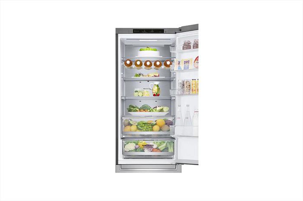 "LG - Frigorifero combinato GBB72NSVGN Classe D 419lt-Acciaio inossidabile"