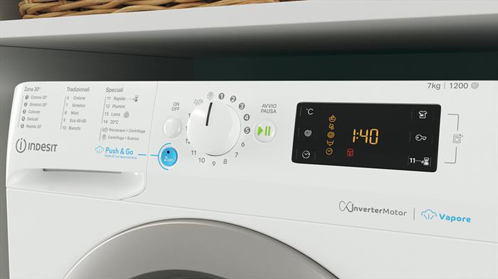 "INDESIT - Lavatrice INNEX BWSE 7125X SV IT 7 Kg Classe B-Bianco"