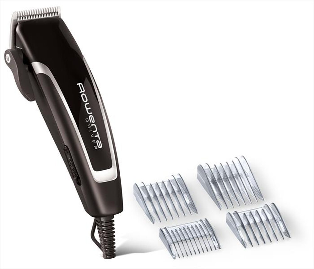 "ROWENTA - TN1603 Driver, Tagliacapelli-nero e argento"