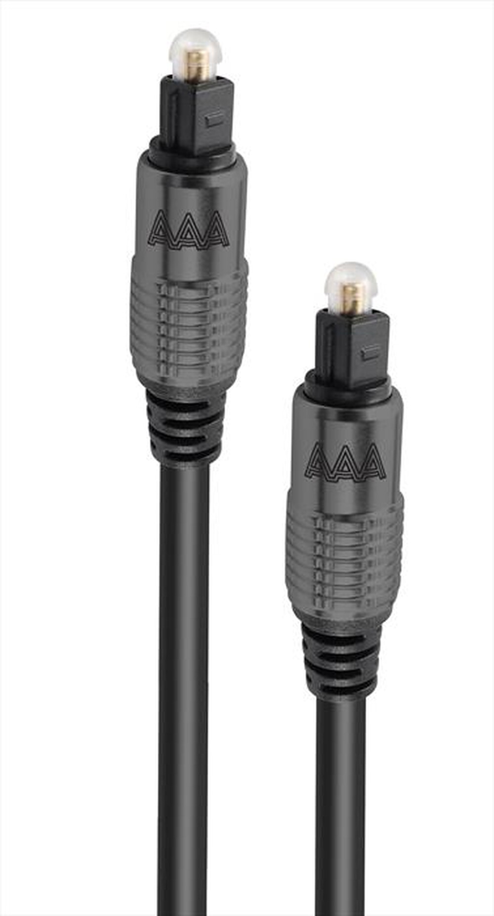 "AAAMAZE - CAVO OTTICO ULTRA PREMIUM TOSLINK 2 METRI-Nero"