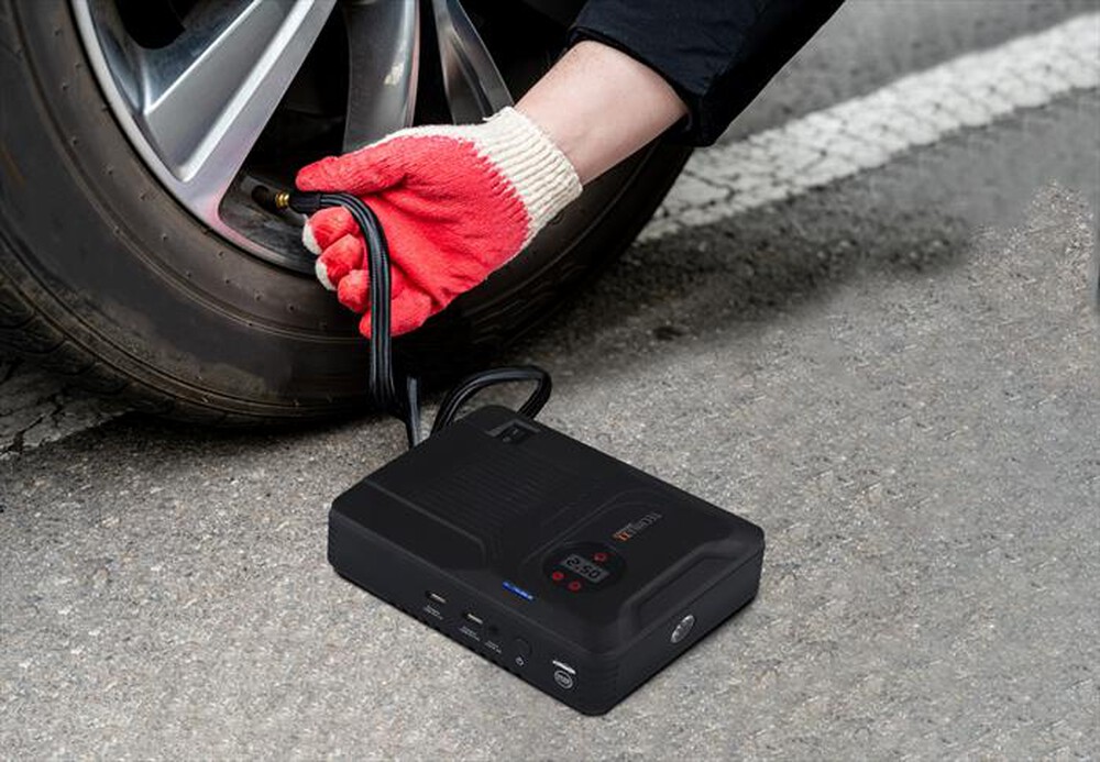 "TECHNAXX - AVVIATORE DI EMERGENZA E COMPRESSORE ARIA TX-219"
