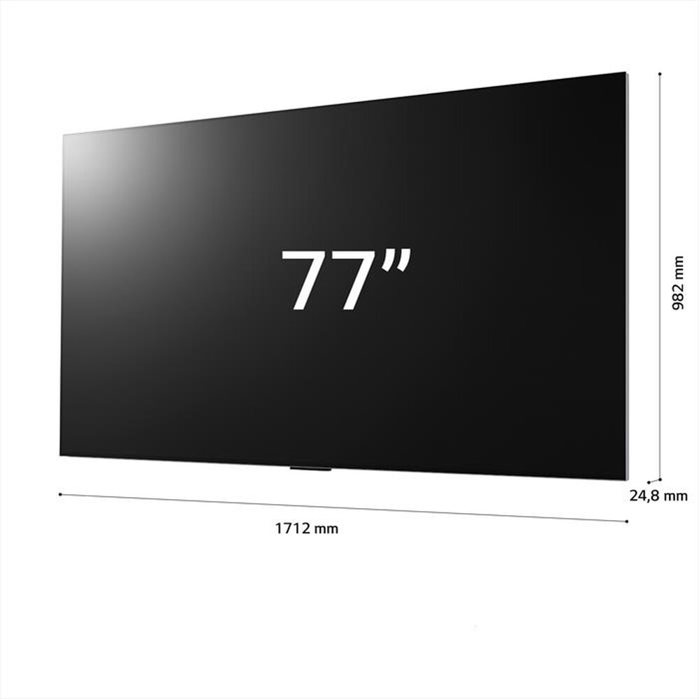 "LG - Smart TV OLED evo UHD 4K 77\" Serie G4 OLED77G45LW-Argento"