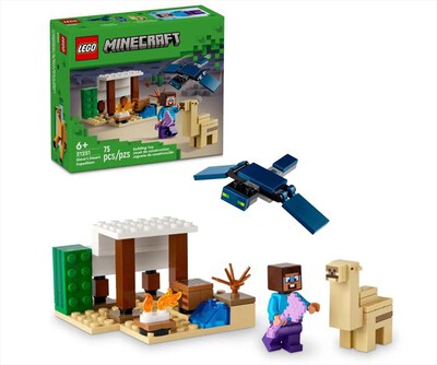 LEGO - MINECRAFT Spedizione di Steve nel deserto - 21251-Multicolore