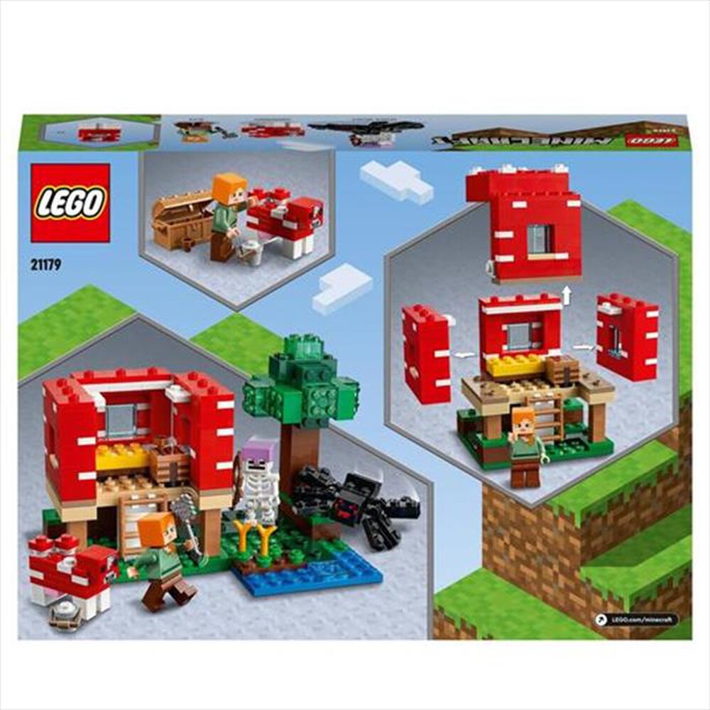 "LEGO - MINECRAFT LA CASA DEI FUNGHI - 21179"