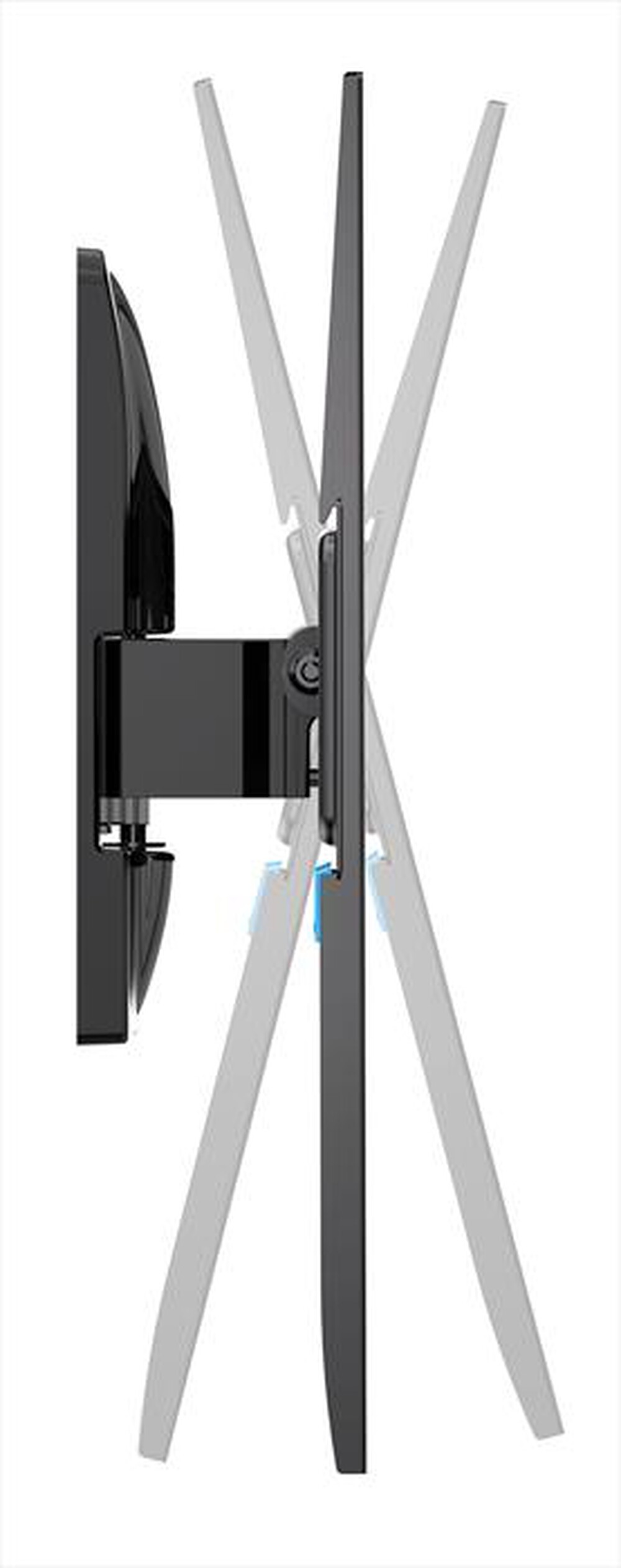 "MELICONI - Supporto TV EXTRA 400 TILT N TURN-Nero"