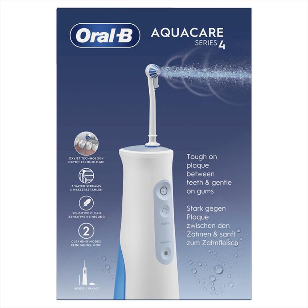 "ORAL-B - Idropulsore Portatile Aquacare 4-BIANCO/BLU"