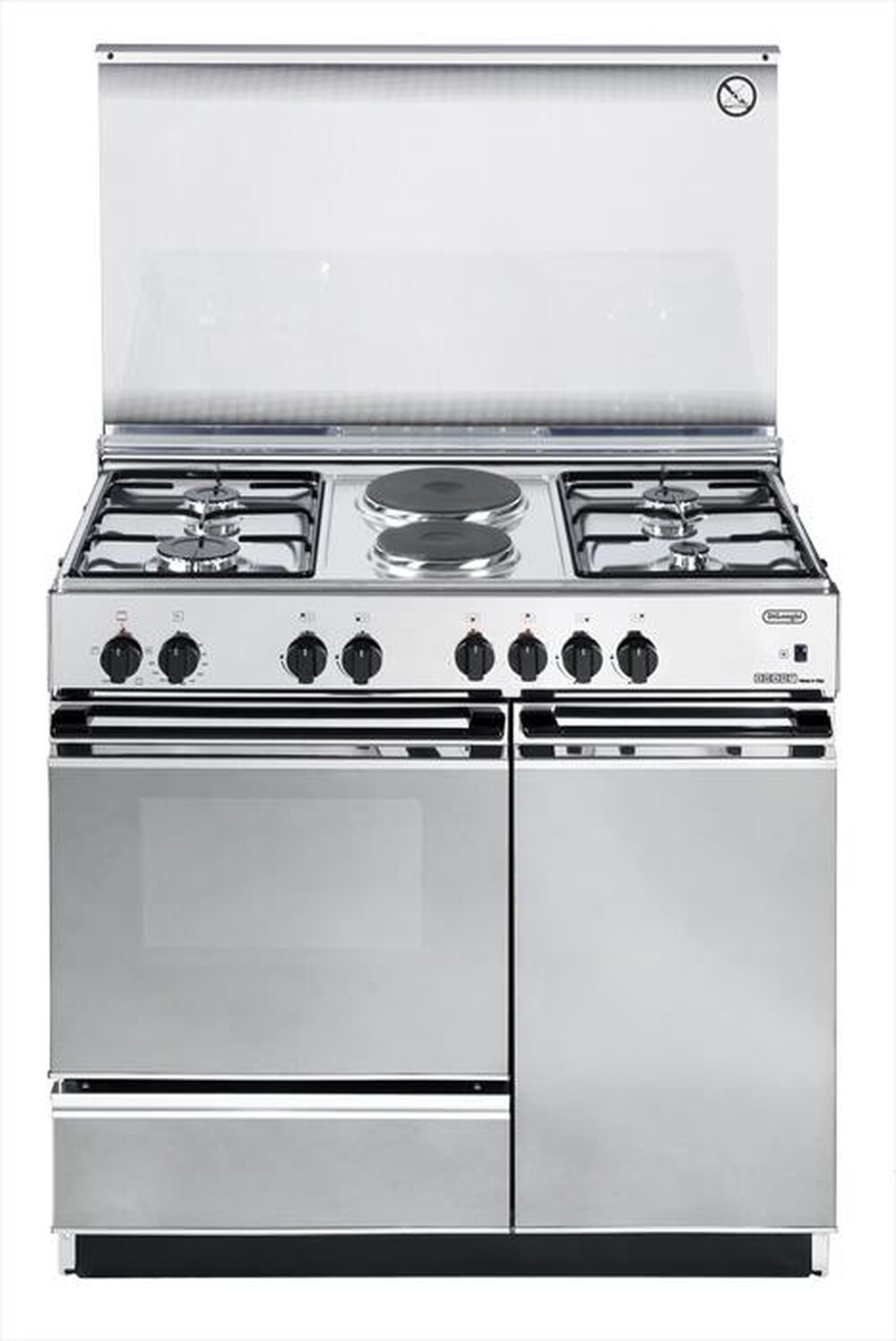 "DE LONGHI - Cucina a gas ed elettrica SEX 8542 N ED-Inox"