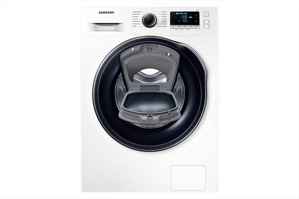 "SAMSUNG - Lavatrice slim WW8NK62E0RW/ET 8 Kg Classe C-Bianco oblò Crystal Gloss Blue"