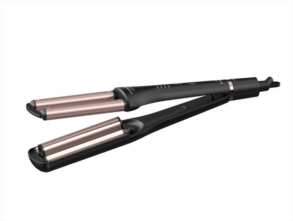 "GAMA - Ferro per capelli X-WAVES KERATION-Black"