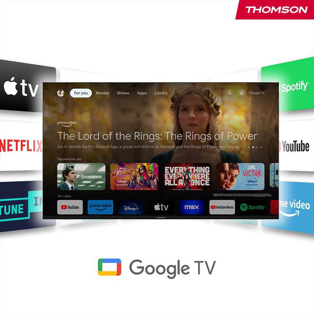 "THOMSON - Smart TV LED UHD 4K 43\" 43UG4S14W-Bianco"