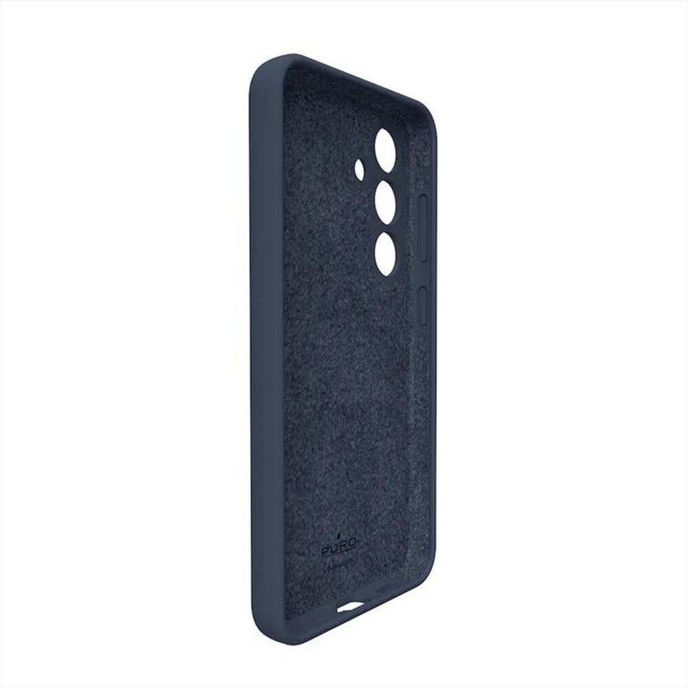 "PURO - Cover Silicone PUSGS24ICONDKBLUE per Galaxy S24-Dark Blue"