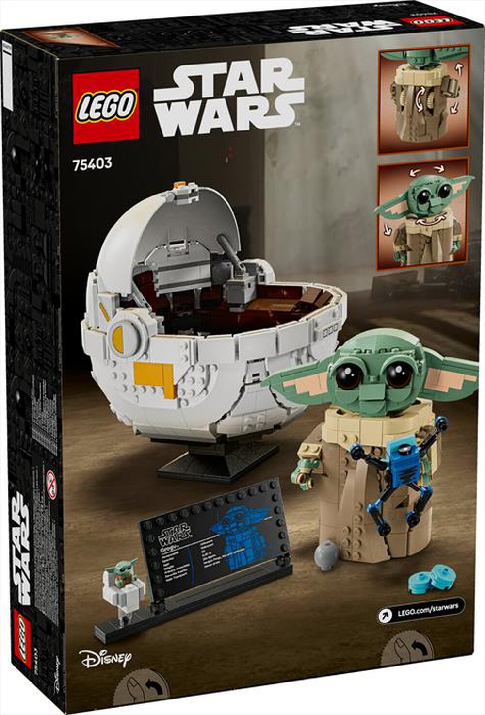 Immagine del prodotto LEGO - STAR WARS Grogu e carrozzina 75403