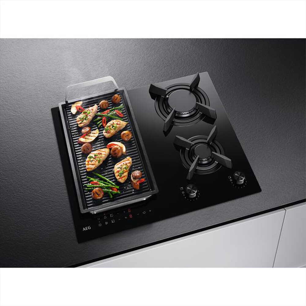 Immagine del prodotto AEG - Piano cottura gas + elettrico CN071436DH-Nero