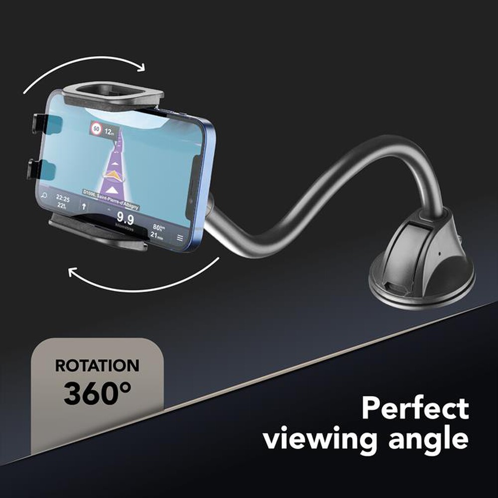 Immagine del prodotto CELLULARLINE - PILOTFLEXIK Ventosa-Nero