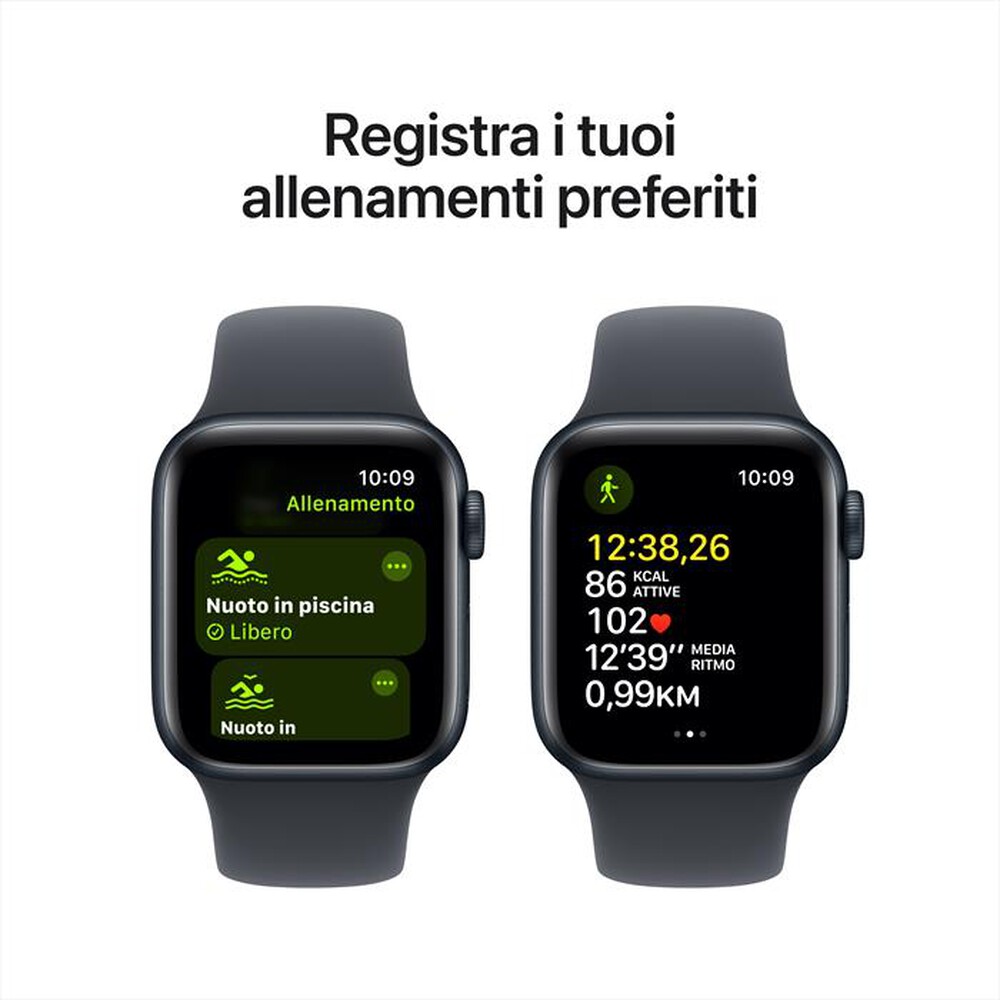 "APPLE - Watch SE GPS 40mm Cassa Alluminio-Midnight Sport Band Midnight S"