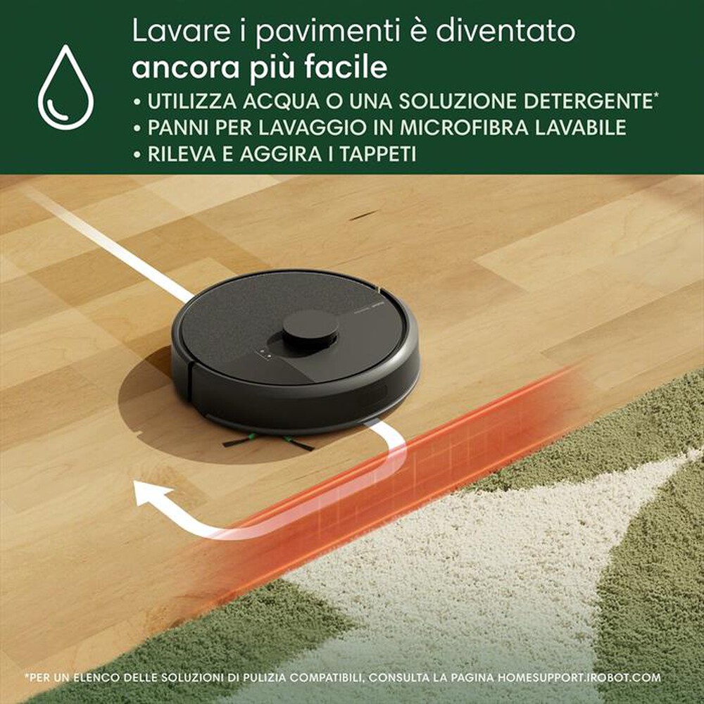 Immagine del prodotto iROBOT - Aspirapolvere lavapavimenti Roomba 105 combo Lidar