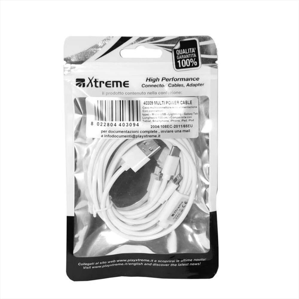 "XTREME - 40309 - Cavo Usb 3in1"