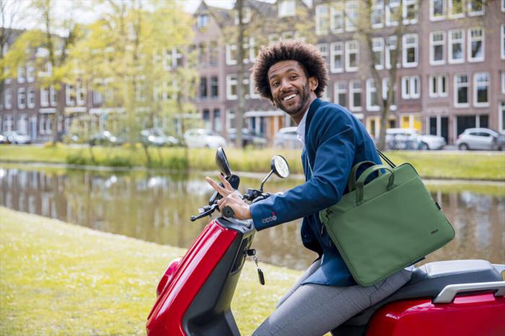 "TRUST - BOLOGNA LAPTOP BAG 16? ECO GREEN-Green"