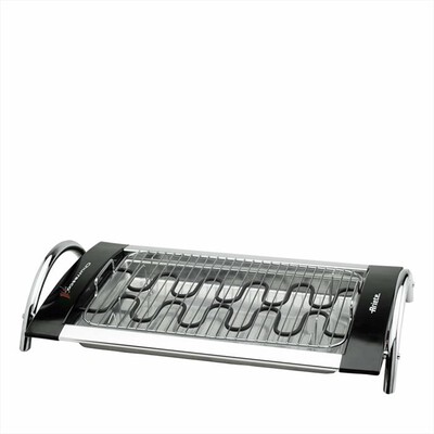ARIETE - Griglia elettrica CHURRASCO GRILL 732-Nero, Argento