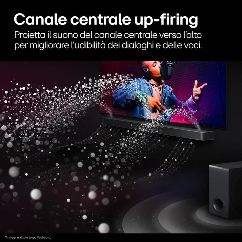 "LG - Soundbar + subwoofer S77TY-Nero"