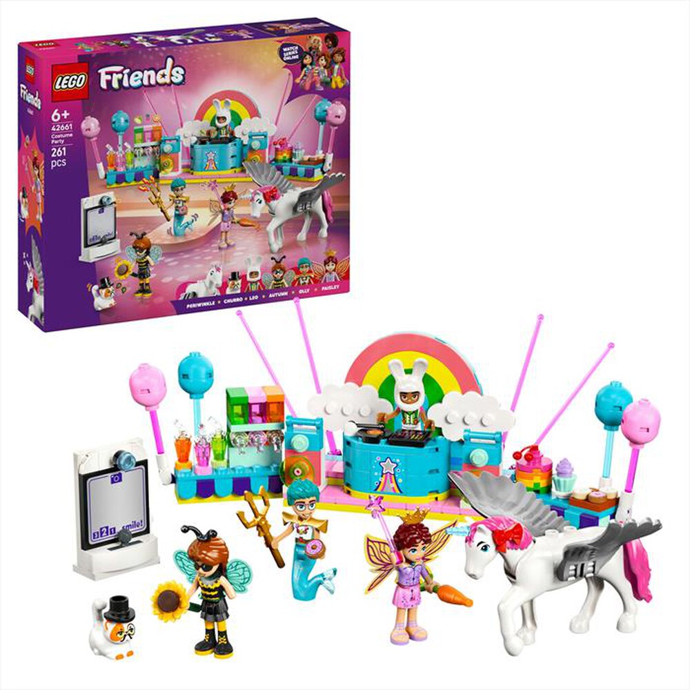 "LEGO - PARTY IN COSTUME CON UNICORNO E FATINA-,"