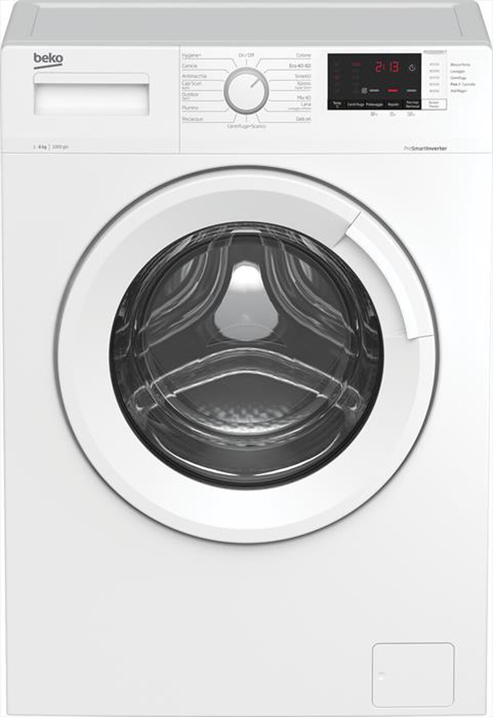 "BEKO - Lavatrice WUXS61032WI-IT 6 Kg Classe D-Bianco"