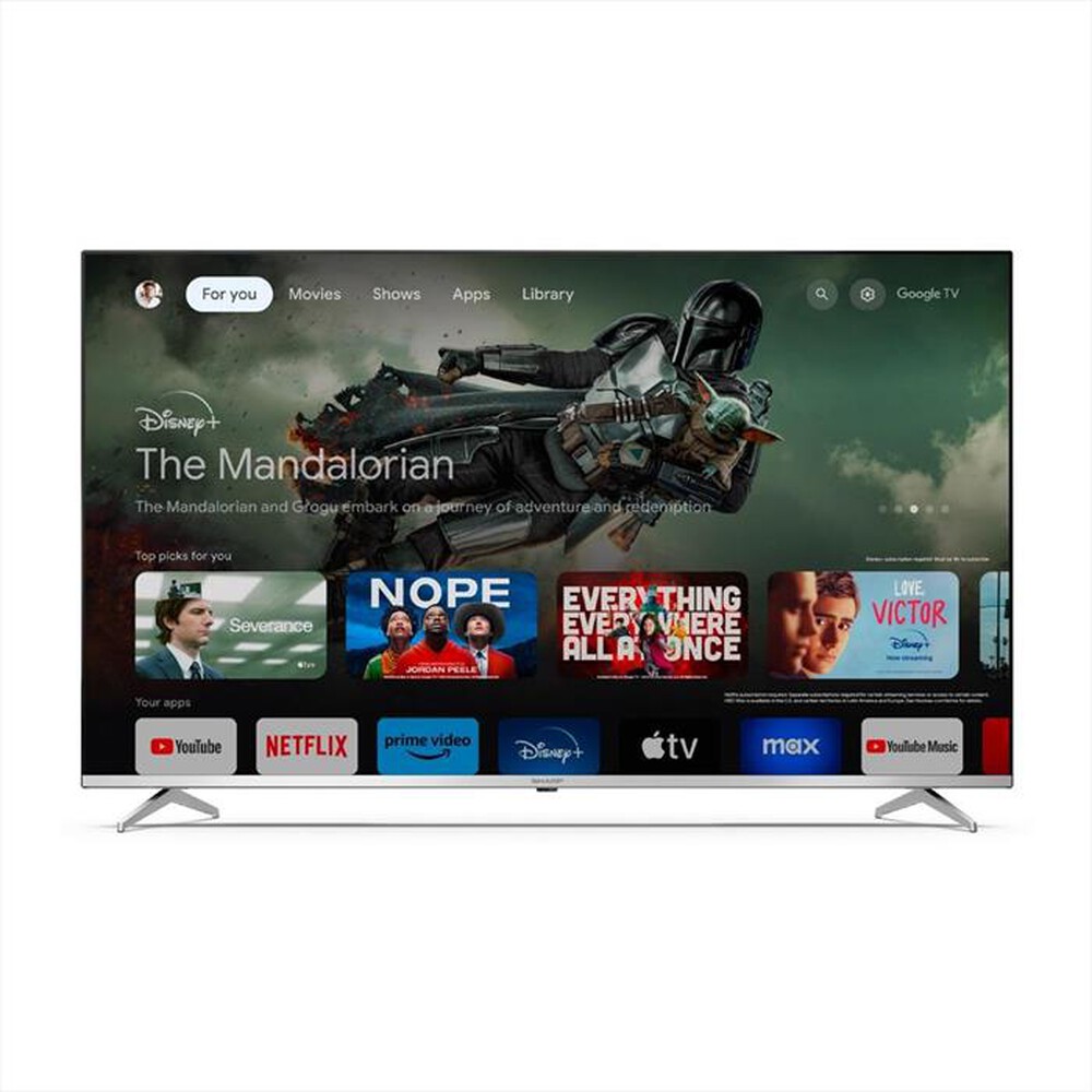 Immagine del prodotto SHARP - Smart TV LED UHD 4K 55" 55GP6260E-Nero