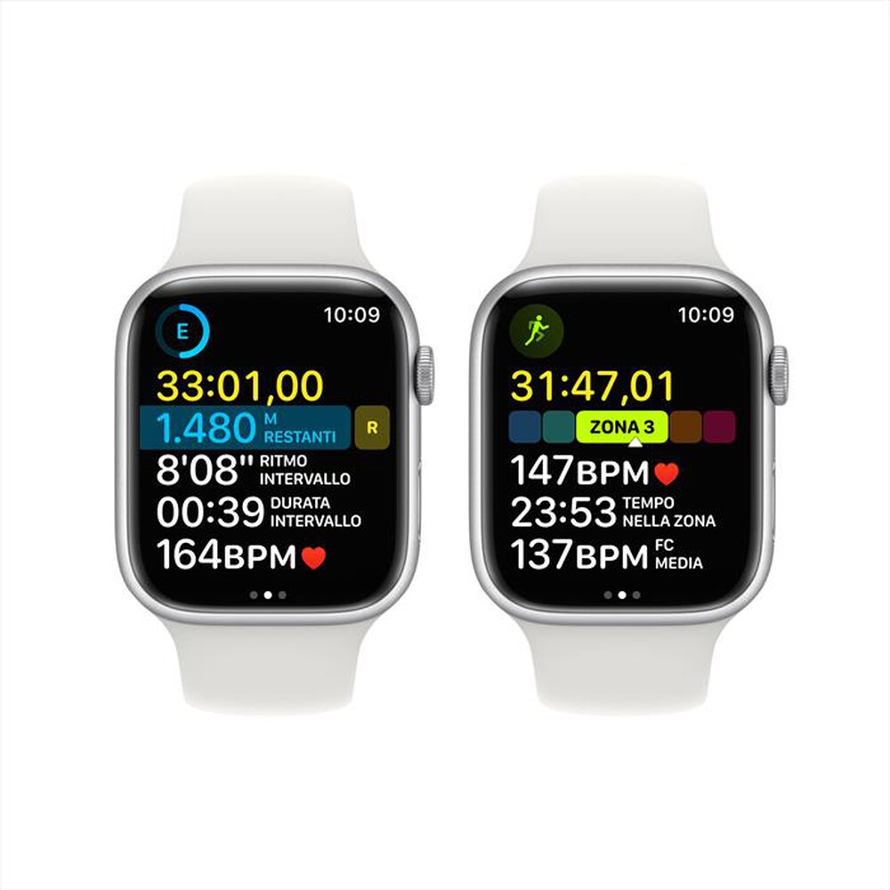 "APPLE - Watch Series 8 GPS 41mm Alluminio-Argento - Bianco"