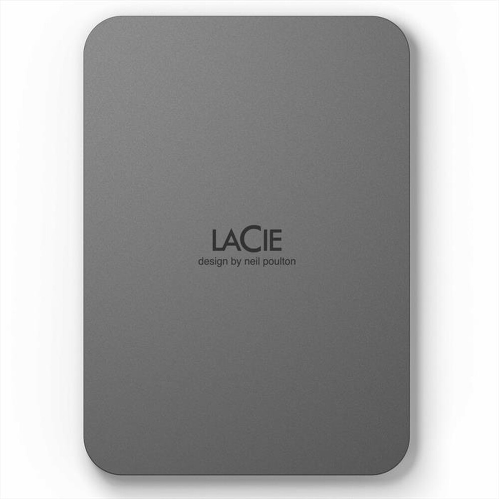 "LACIE - Hard disk 5TB MOBILE DRIVE SECURE USB 3.1-C-SPACE GREY"