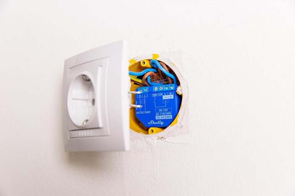 Immagine del prodotto SHELLY - Dispositivo automazione domestica PLUS1 - TWO PAC-blu