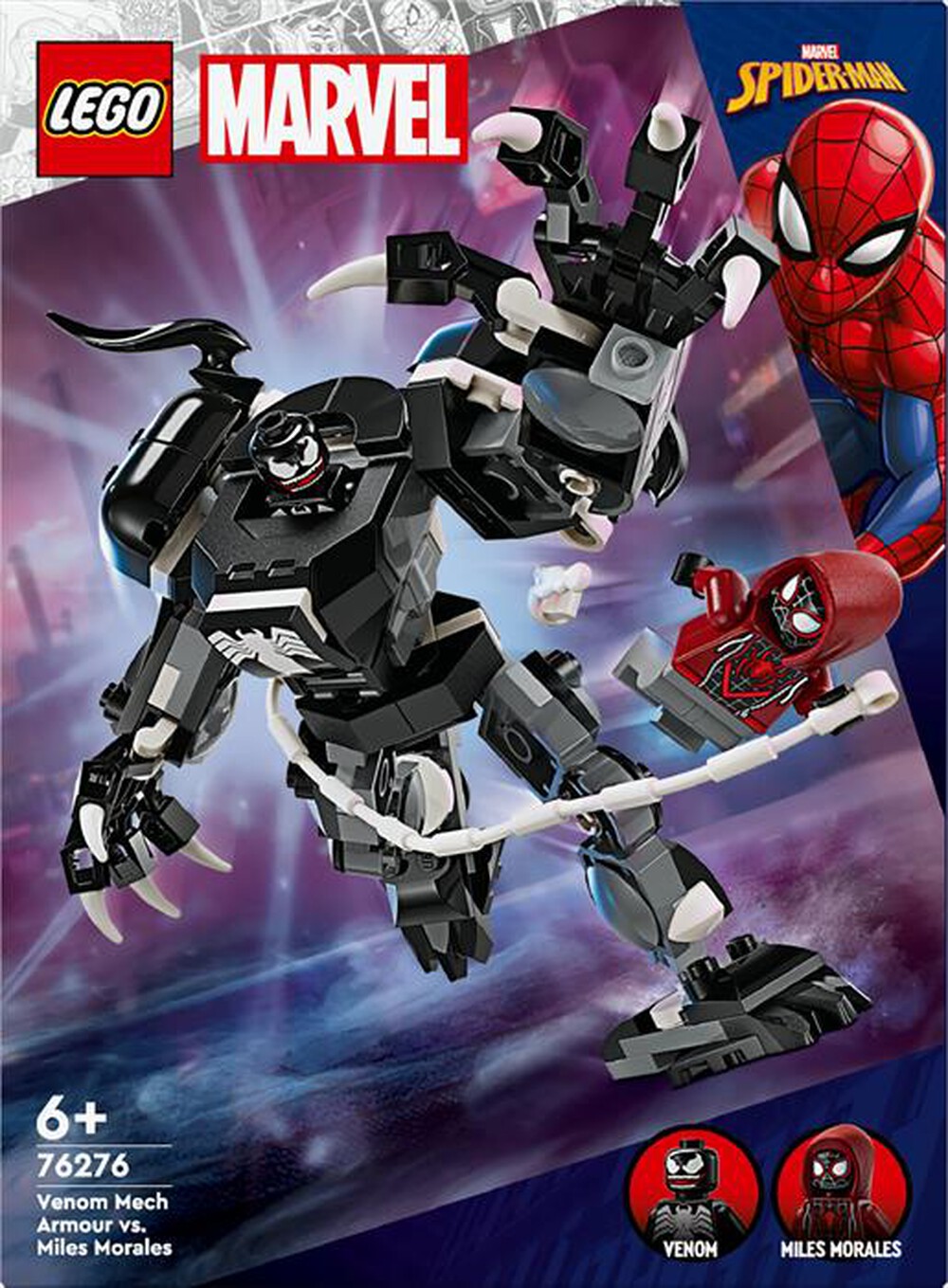 Immagine del prodotto LEGO - SUPER HEROES Mech di Venom vs. Miles Morales 76276
