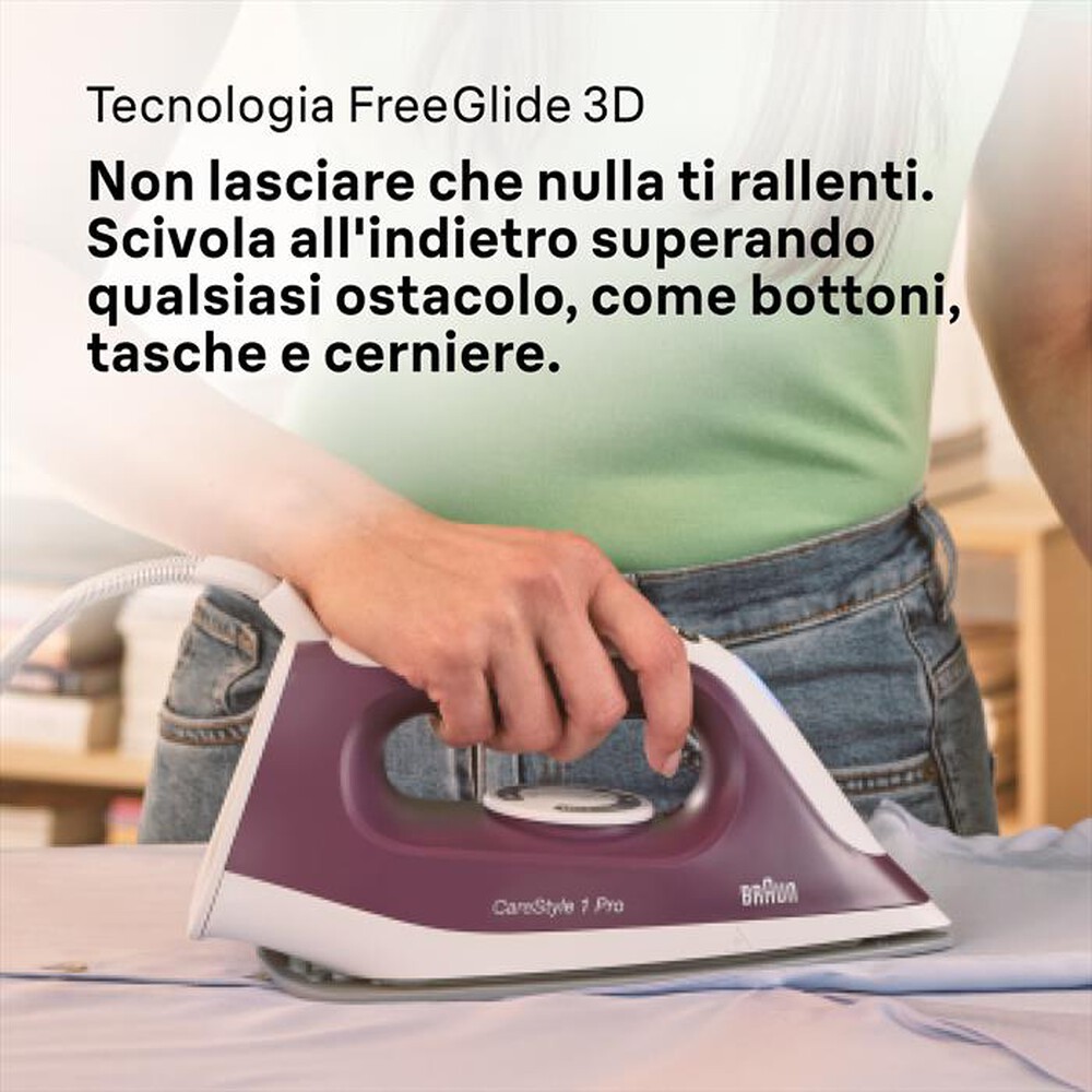 Immagine del prodotto BRAUN - Ferro da stiro con caldaia CareStyle1 Pro IS1514VI-Viola