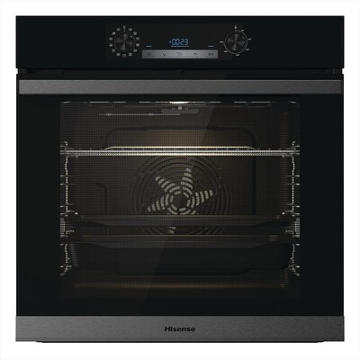 HISENSE - Forno incasso elettrico BSA65226AB Classe A-Nero con inserti Black Inox